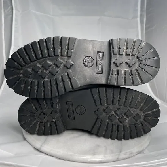 Timberland Boots Boys Junior Size 6 Premium NuBuck Leather Gree - Picture 8 of 10